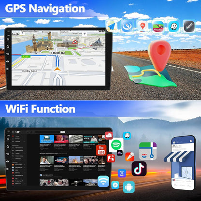 SIXWIN Android 13 Car Radio for Porsche Cayenne 2003-2010 2G+32G with Apple Carplay Android Auto Mirror Link 26UI Bluetooth 9 inch Touchscreen with GPS Navigation WiFi EQ FM Backup Camera MIC …