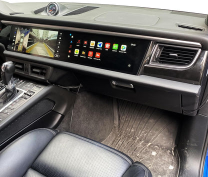 Dual Screen Android Car Radio GPS Navigation for Porsche Macan 2014-2017 Stereo Replacement 12.3 Inch IPS Touch Screen Multimedia Player Auto Radio Modify 2024 (PCM 3.1, 8-256GB)