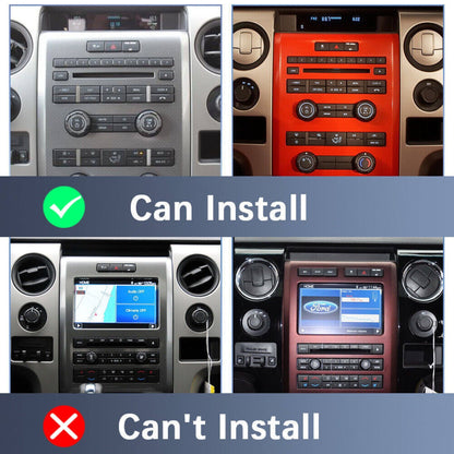 Surakey 9" Android 12 Touchscreen Car Stereo with CarPlay and Hi-Fi for Ford F150 2009-2014, 2+32GB