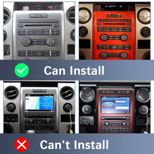 Surakey 9" Android 12 Touchscreen Car Stereo with CarPlay and Hi-Fi for Ford F150 2009-2014, 2+32GB