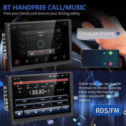 Car Radio for Ford Expedition 2007-2014 with Wireless Carplay and Android Auto, 9 Inch Touchscreen Android 13 Car Stereo - Hi-Fi/Multiple UI/WiFi/GPS/SWC