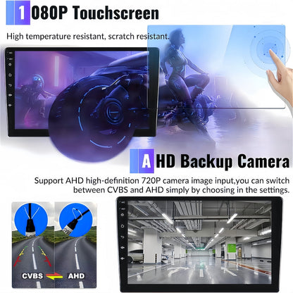 Guwzn Car Stereo Radio for Volkswagen Touareg 2003-2010 9" Touchscreen 2+32G Vehicle GPS Navigation Wireless CarPlay Android Auto