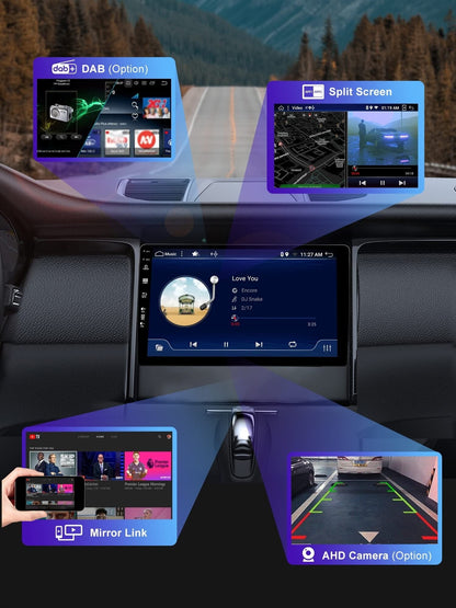 10inch IPS Android 12 Car Stereo For Nissan NAVARA/Frontier/NP300 2015-2018 - 2 Din Head Unit Free Rear Camera&Mic - Built in Carplay/GPS/DSP-Support DAB+/Mirrorlink/USB/WiFi/BT-4G+64G