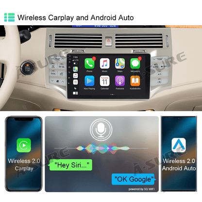 Toyota Android Head Unit   9" Android 13 Car Radio Stereo for Toyota Avalon 2005-2010 Support Wireless CarPlay Android Auto GPS WiFi Bluetooth DSP SWC