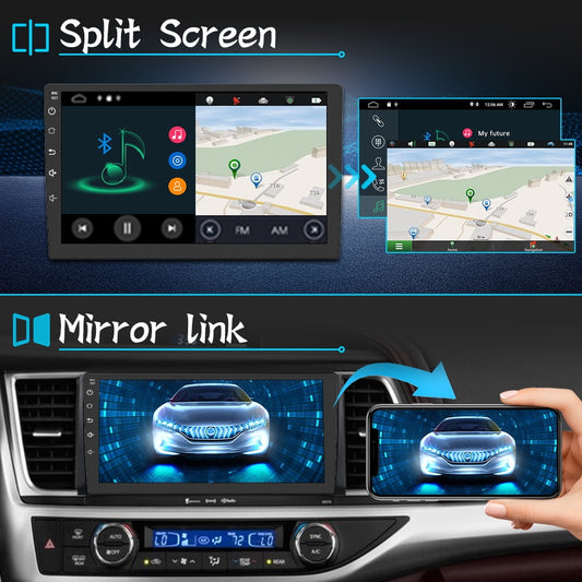 Toyota Android Head Unit   Awesafe Car Radio for Toyota Highlander 2014-2019,Android 13 Head Unit 4G RAM 64GROM with WiFi GPS Navigation Bluetooth Steering Wheel Control