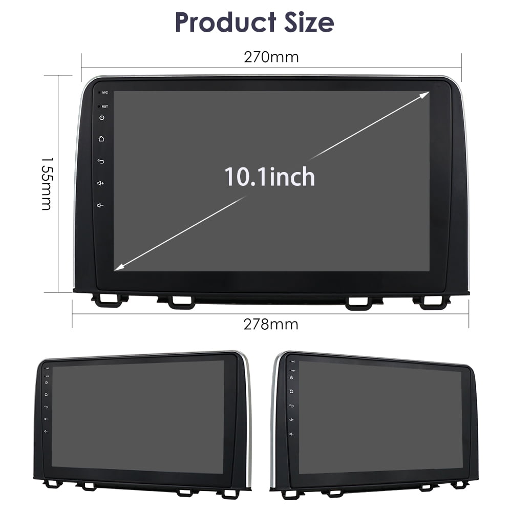 10.1" Apple Carplay GPS Navigation Android 12 Wifi 4+32GB Bluetooth Car Stereo Radio Player For 2017 2018 2019 2020 2021 Honda CRV Honda Android host