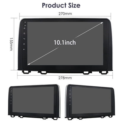 10.1" Apple Carplay GPS Navigation Android 12 Wifi 4+32GB Bluetooth Car Stereo Radio Player For 2017 2018 2019 2020 2021 Honda CRV Honda Android host