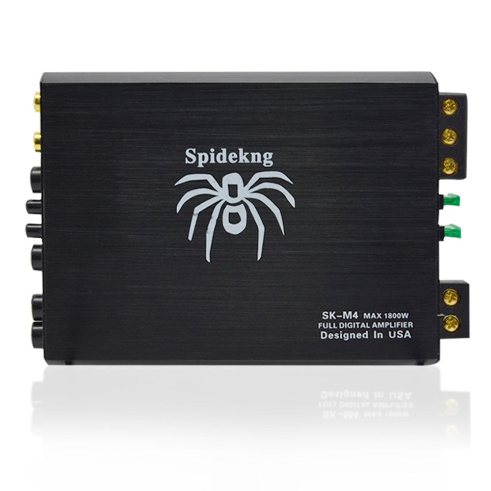 Original car audio power amplifier single-channel one-channel high-power 380W dual bass output power amplifier value special offer