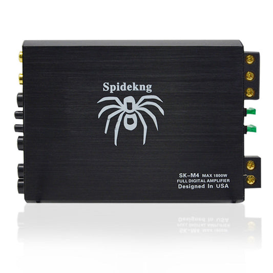 Original car audio power amplifier single-channel one-channel high-power 380W dual bass output power amplifier value special offer