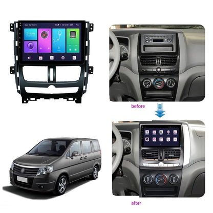 Sovob Android Car Stereo for Nissan Succe 2011-2016 9 inch 2 Din Radio GPS Navigation IPS Touch Screen Multimedia Player Support 4G Carplay SWC Wifi Mirror Link DSP BT(Size:4 core wifi 2G+32G)