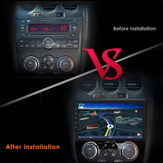 For Nissan Altima Teana 2008 2009 2010 2011 2012 Bluetooth Apple Carplay 2+32GB Wifi RDS Android 13 Car Stereo Radio Head Unit Multimedia GPS Navigation Player