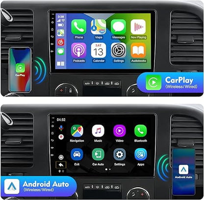 2+32G 10.1 inches Android 12 Car Stereo for Chevrolet/GMC/Buick IPS Touchscreen Car Radio