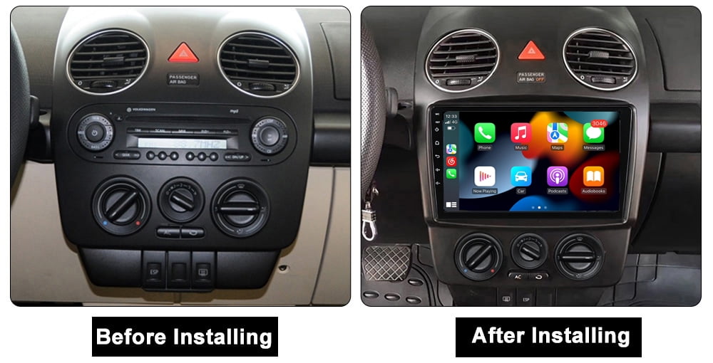 RoverOne Car Stereo CarPlay Android Auto for Volkswagen Beetle A4 2002 - 2011 GPS Navigation Bluetooth DSP Touch Screen Multimedia Video Player