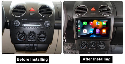 RoverOne Car Stereo CarPlay Android Auto for Volkswagen Beetle A4 2002 - 2011 GPS Navigation Bluetooth DSP Touch Screen Multimedia Video Player
