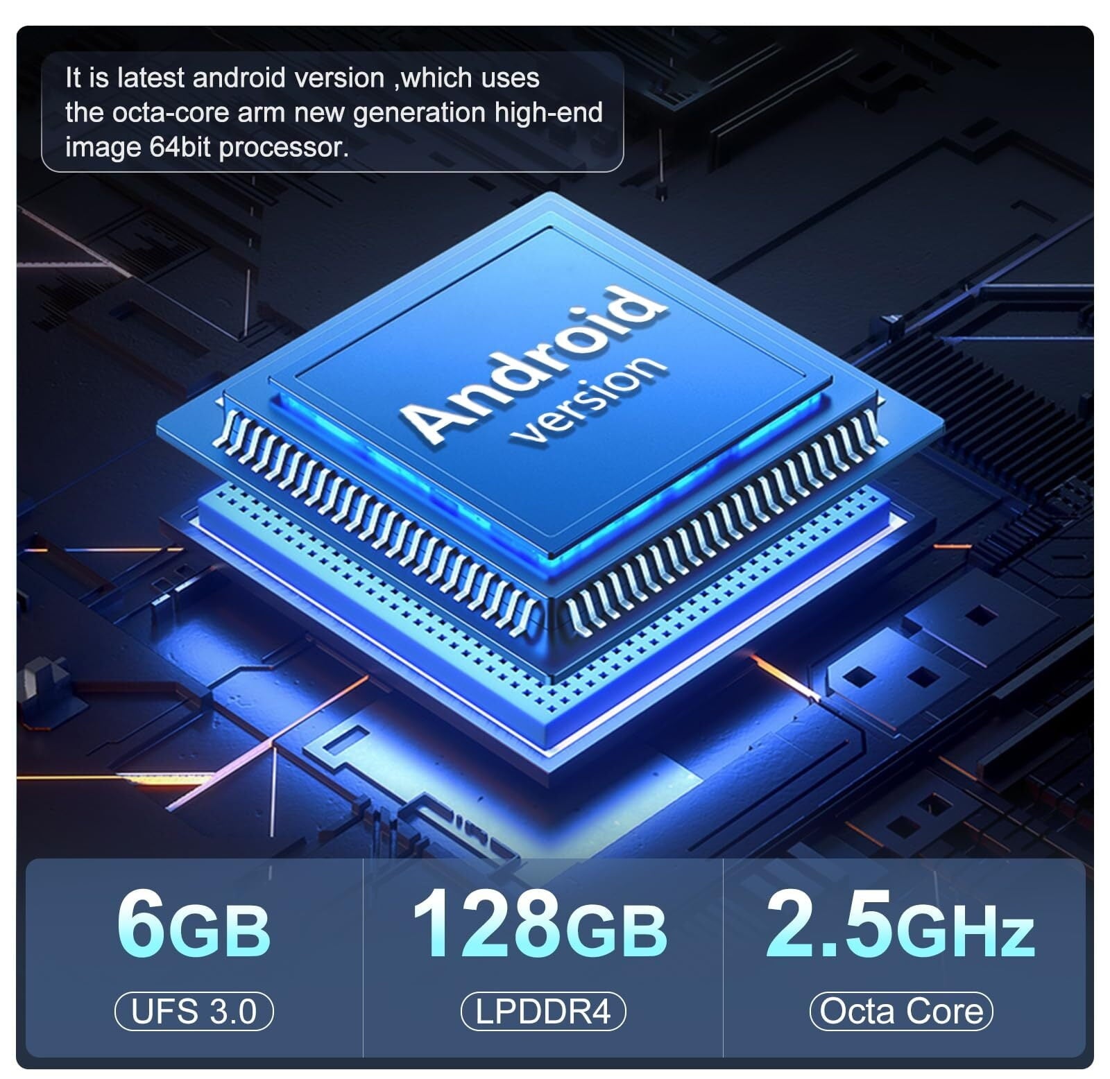 Wave Wholesale — Sovob Octa Core 6GB+128GB — 6GB — feature highlight