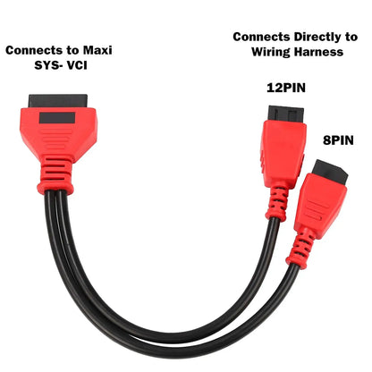 For Chrysler 12+8 Pin Connector Programming Cable Gateway Security Bypass OBD Adapter Main Diagnostic Cable