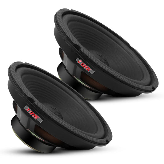 5 Core 8 Inch Subwoofer Speaker 1000W Combined Peak 4Ohm Replacement Car Bass Sub Woofer WF 8"-890 2PC