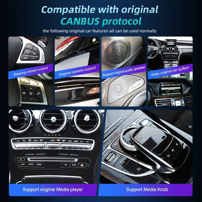Android 14 Car Multimedia Player For Mercedes Benz W176 C117 X156 W463 2012-2018 GPS Touch Screen Navi Video Stereo WIFI Carplay
