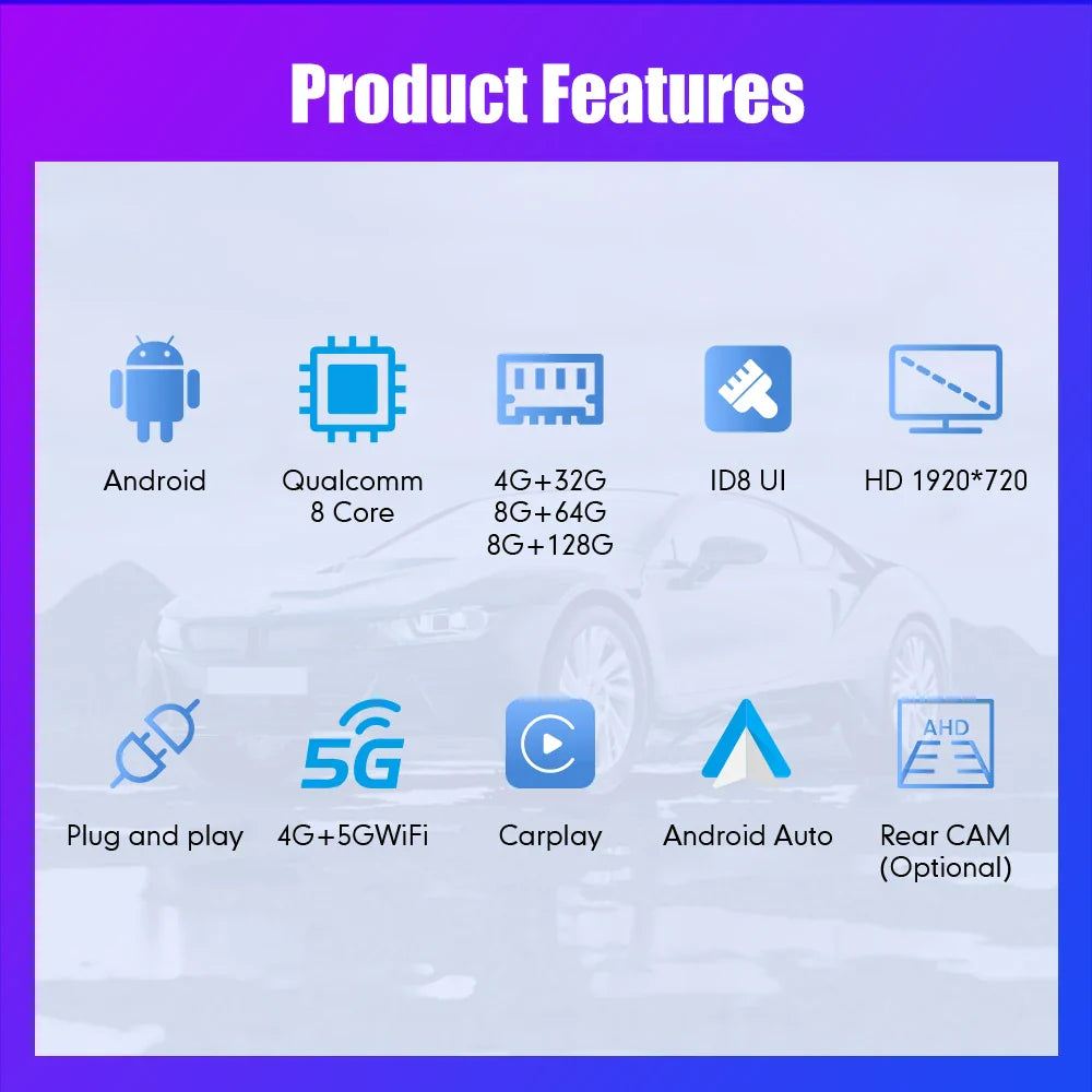 10.25" Android Car Radio For BMW 3 Series E90 2006-2011 No Original Screen GPS Navigation Multimedia Player Carplay Android Auto