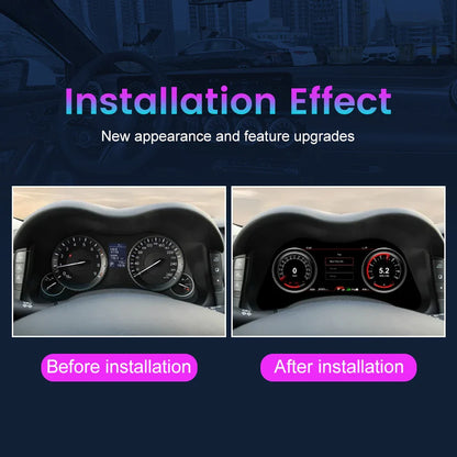 12.3" LCD Car Digital Dashboard Cluster For Infiniti Q70 2013-2019 Virtual Instrument Panel Speedometer Cockpit Meter Upgrade