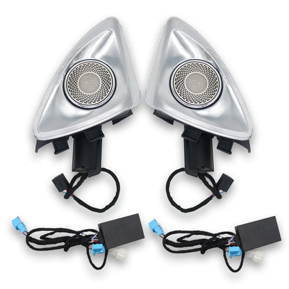 64 Colors 4D rotating Tweeter Speaker Ambient Light For Mercedes-Benz 4D Speaker W213 W205 W206 W223 W222 X254 C/E/S-Class Car