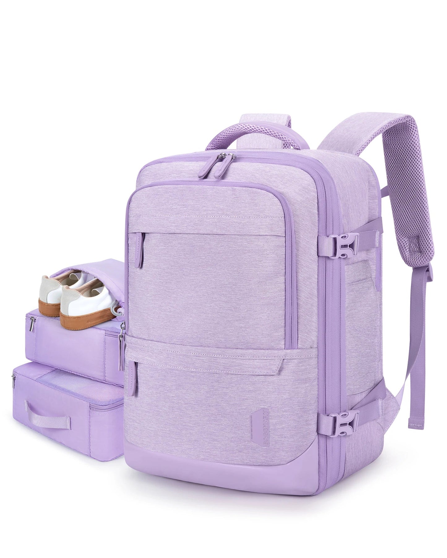 BAGSMART Suitcase Travel Backpack for Easyjet Cabin Bag 45x36x20 Men's Backpacks Expendable Waterproof 17‘’ Laptop backpack