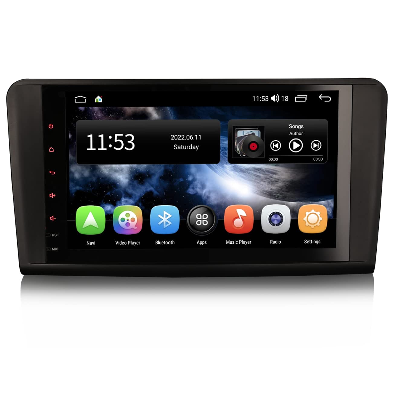 Mercedes-Benz Android Head Unit    Android 11 Octa Core 2+32GB Car Stereo Head Unit for Mercedes Benz ML/GL-Class W164 Sat Nav DAB+Radio Carplay Android Auto Bluetooth WiFi SWC Handsfree DVB-T2 GPS DSP
