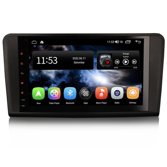 Mercedes-Benz Android Head Unit    Android 11 Octa Core 2+32GB Car Stereo Head Unit for Mercedes Benz ML/GL-Class W164 Sat Nav DAB+Radio Carplay Android Auto Bluetooth WiFi SWC Handsfree DVB-T2 GPS DSP