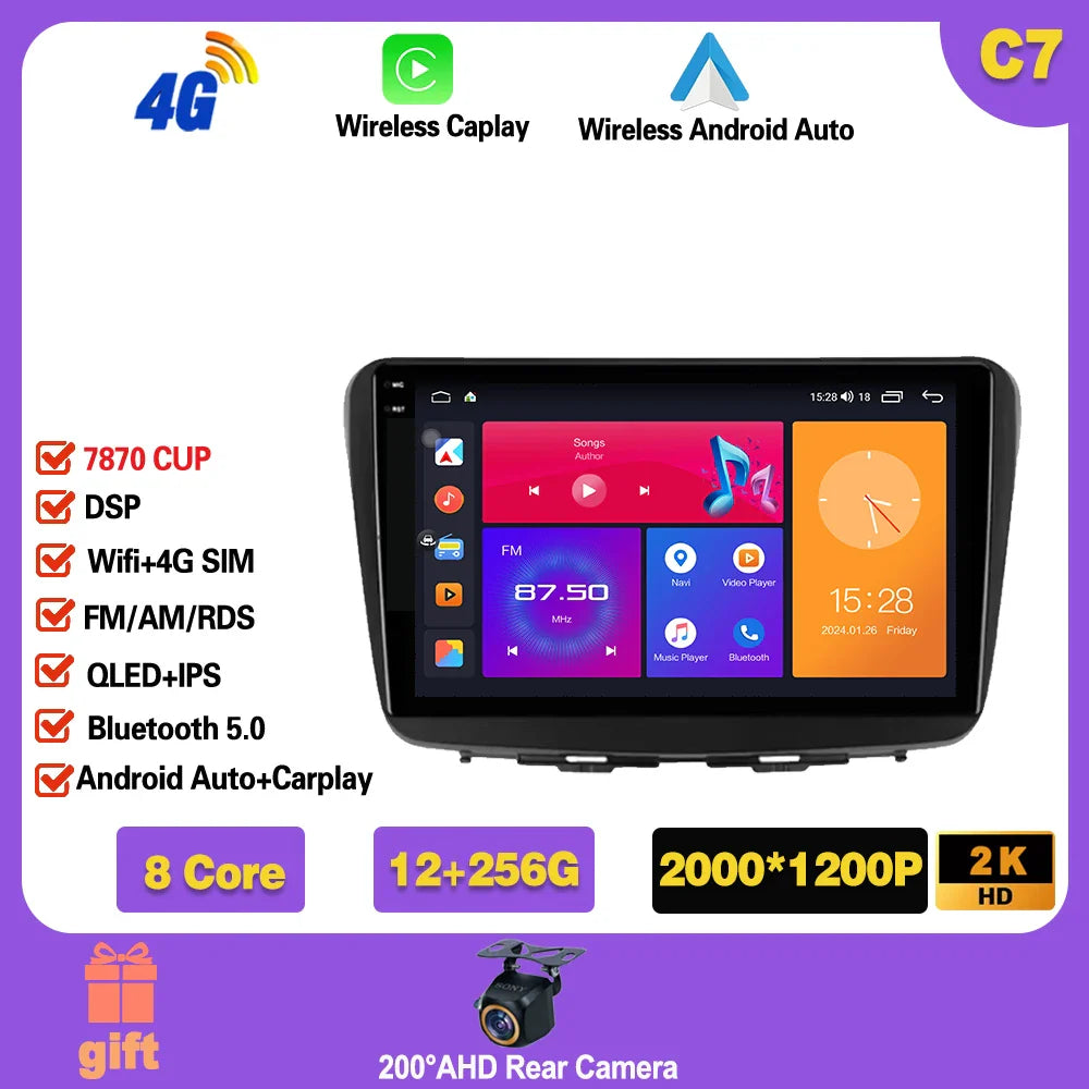 Android 14 For Suzuki Baleno 2016- 2019 GPS WIFI Screen Support Raer Camera Carplay Car Multimedia Radio Video Player Head Unit Ferrari   Android host