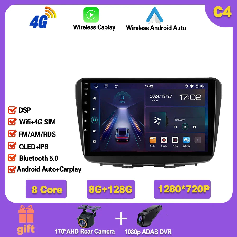Android 14 For Suzuki Baleno 2016- 2019 GPS WIFI Screen Support Raer Camera Carplay Car Multimedia Radio Video Player Head Unit Ferrari   Android host