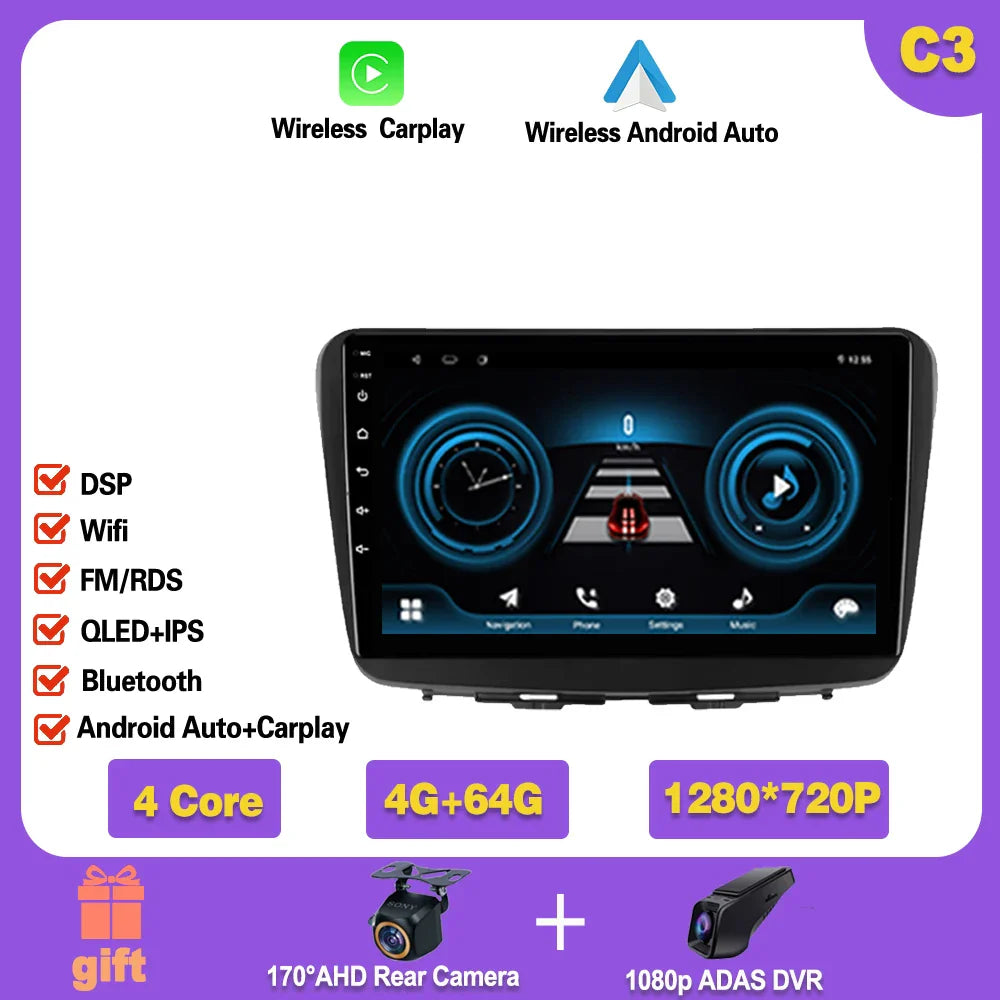 Android 14 For Suzuki Baleno 2016- 2019 GPS WIFI Screen Support Raer Camera Carplay Car Multimedia Radio Video Player Head Unit Ferrari   Android host