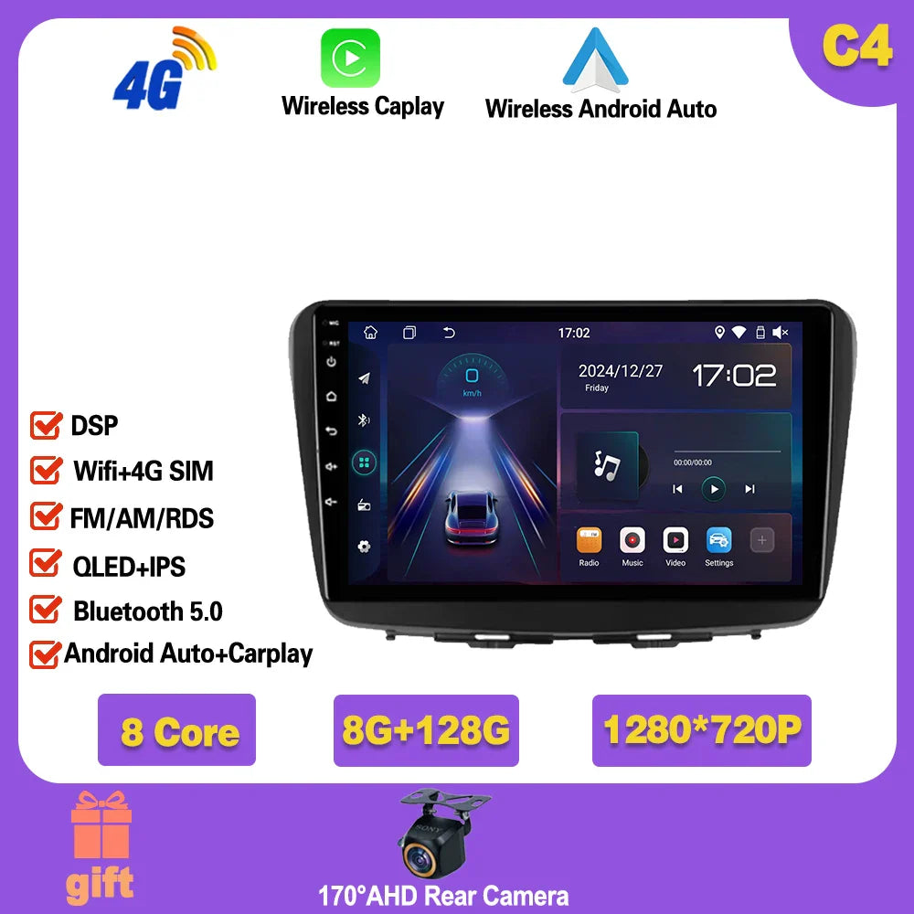 Android 14 For Suzuki Baleno 2016- 2019 GPS WIFI Screen Support Raer Camera Carplay Car Multimedia Radio Video Player Head Unit Ferrari   Android host