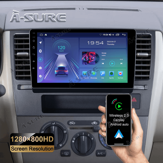 9" Android 13 Wireless CarPlay Car Stereo Radio for Nissan Versa 2007-2011 WiFi Bluetooth GPS DSP SWC USB 2+32GB