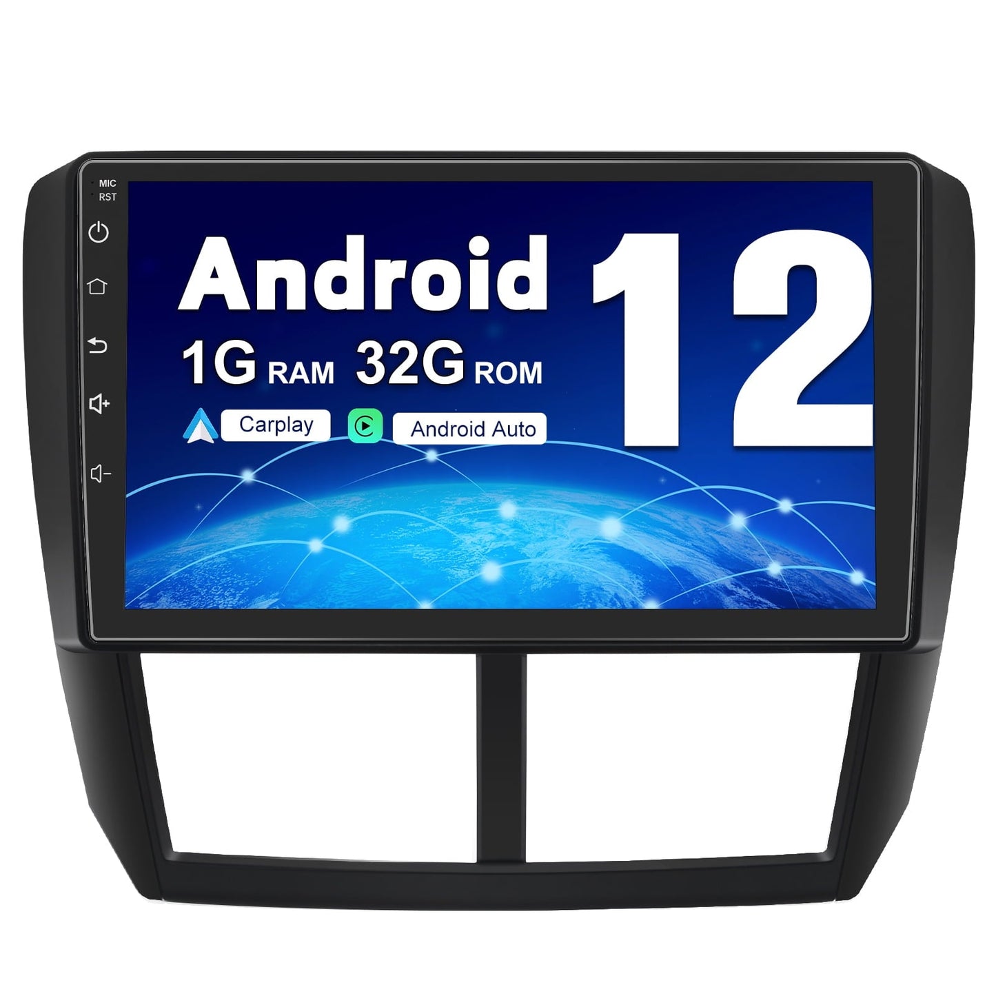 Awesafe 10 Inch Car Radio Stereo for Subaru Forester 2008-2012 Andriod 12 2GB+32GB with  Carplay Android AUTO Bluetooth GPS Navigation Wifi