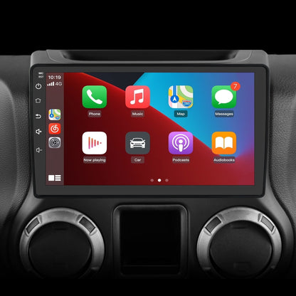 Awesafe Car Radio Stereo for Jeep Wrangler 2006-2017 Compass Carplay Andriod 12 GPS Navigation Touch Screen Built with Android AUTO Bluetooth 2G RAM 32G ROM