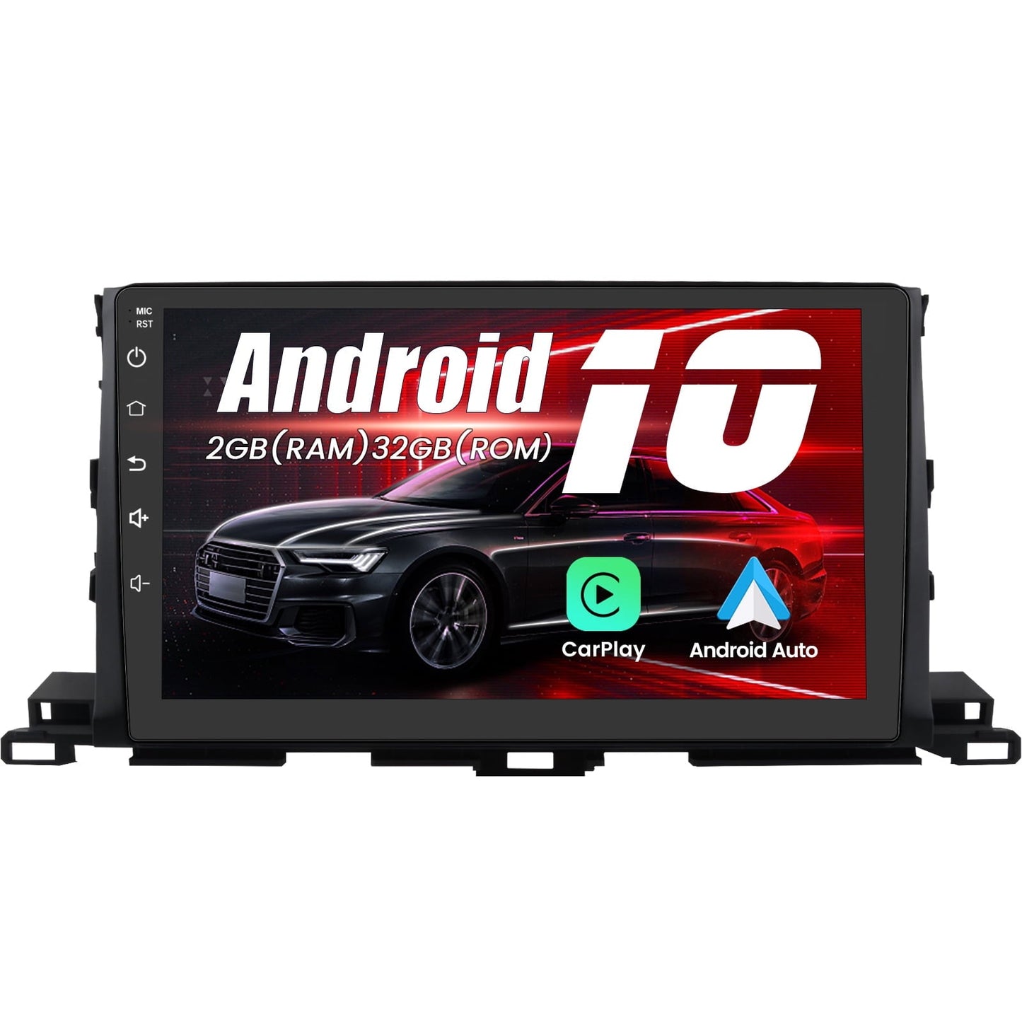 Toyota Android Head Unit   Awesafe Car Radio for Toyota Highlander 2014-2019,Android 13 Head Unit 4G RAM 64GROM with WiFi GPS Navigation Bluetooth Steering Wheel Control
