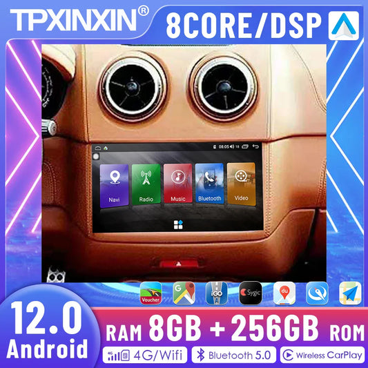 DSP Carplay Android 8G-256G For Ferrari California 2009-2014 Tape Recoder Video Player Head Unit Navi GPS Auto Radio Multimedia Ferrari   Android host