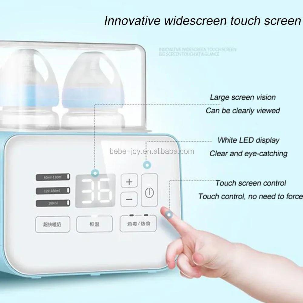 Electric Baby Bottle & Food Warmer Sterilizers Warm Milk Multifunction Device Baby Feeding Double Bottle Sterilizer