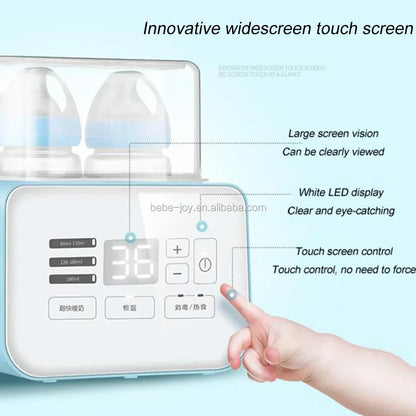 Electric Baby Bottle & Food Warmer Sterilizers Warm Milk Multifunction Device Baby Feeding Double Bottle Sterilizer