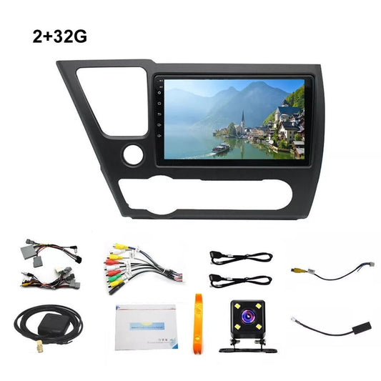 For 2013-2017 Honda Civic Radio Apple CarPlay Android 13 Car Stereo Touch Screen(2+32G) Honda Android host