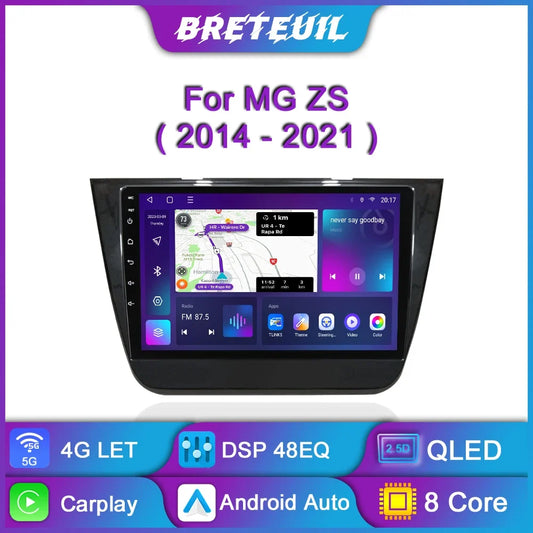 For MG ZS 2014 2015 2016 2017-2021 Android Car Radio Multimedia Video Player Carplay GPS Navigation Touch Screen Auto Stereo DSP Ferrari   Android host