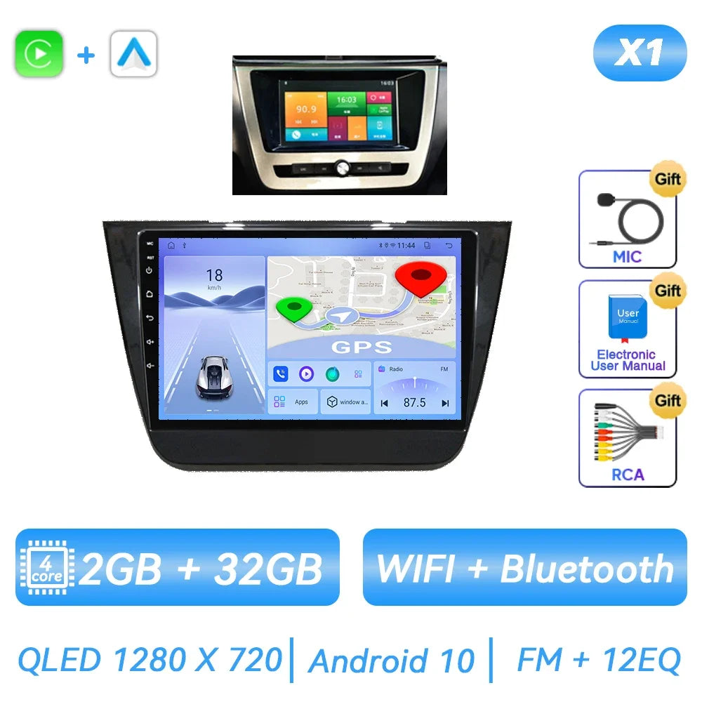 For MG ZS 2014 2015 2016 2017-2021 Android Car Radio Multimedia Video Player Carplay GPS Navigation Touch Screen Auto Stereo DSP Ferrari   Android host