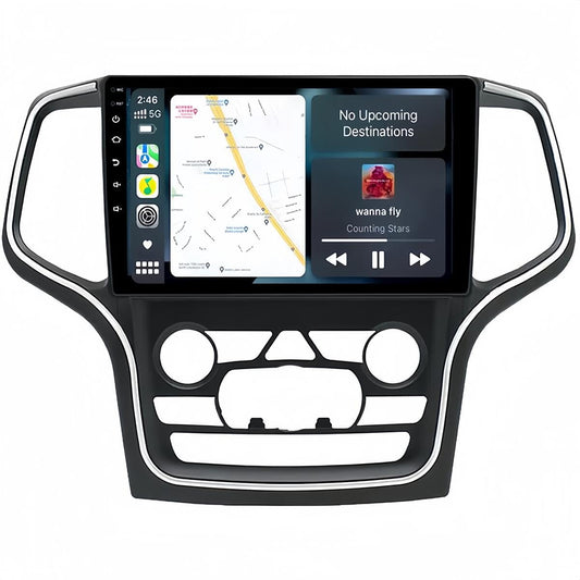 Guwzn Car Stereo Radio for Jeep Grand Cherokee 2014-2022 10" Touchscreen 2+32G Vehicle GPS Navigation Wireless CarPlay Android Auto