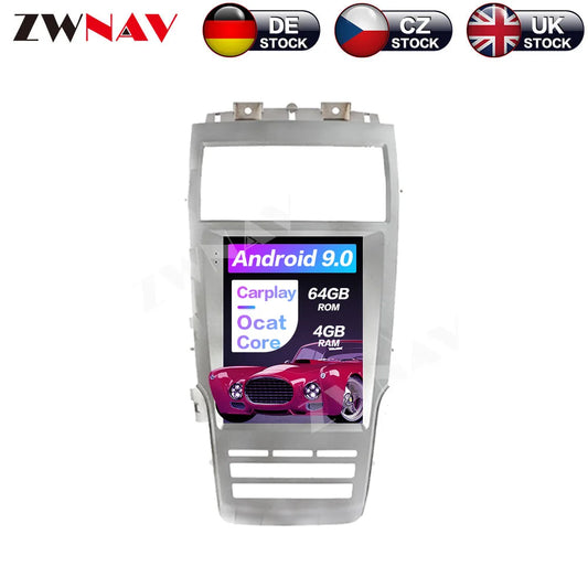 Android 11 DSP For Lincoln MKZ MKC MKX Continental 2013 - 2020 Tesla IPS Screen Car Multimedia Player GPS Navigation Audio Video
