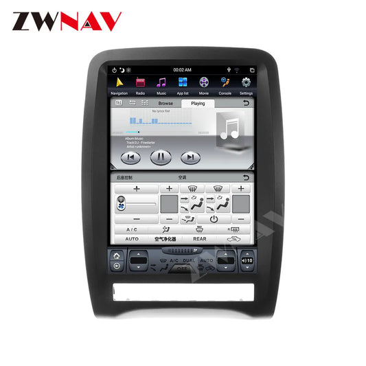 Android 128GB For Dodge Durango 2012 - 2019 Vertical Tesla Style Radio Screen Car Multimedia Player Stereo Radio GPS Navigation
