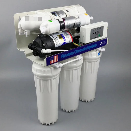 1set 75 Gpd Reverse Osmosis Water Pump System Water Filter System Water Purifier Parts Include Osmosis Membrane Filter Aquarium power tools