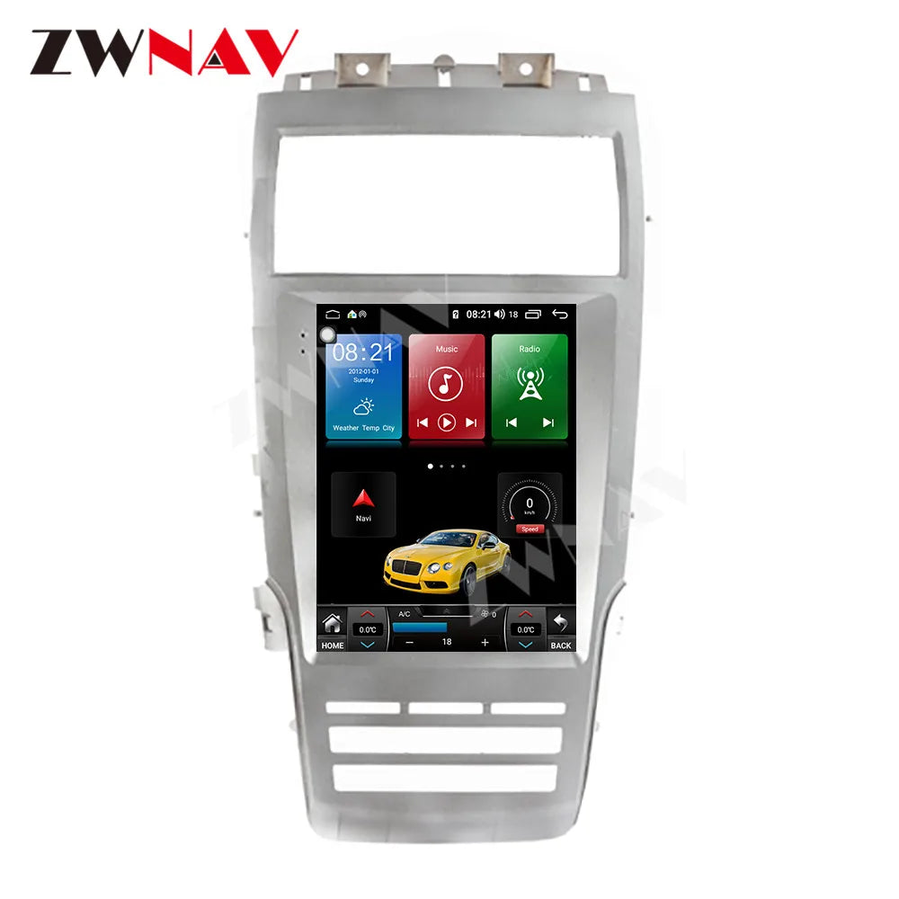 Android 11 DSP For Lincoln MKZ MKC MKX Continental 2013 - 2020 Tesla IPS Screen Car Multimedia Player GPS Navigation Audio Video