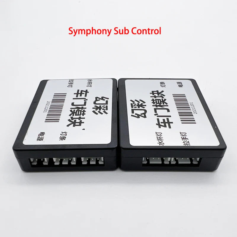 18 in 1 LED Symphony Guide Fiber Optic Car Ambient Lights Replacement Interior Acrylic Light Atmosphere for Replace the Broken
