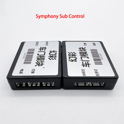 18 in 1 LED Symphony Guide Fiber Optic Car Ambient Lights Replacement Interior Acrylic Light Atmosphere for Replace the Broken