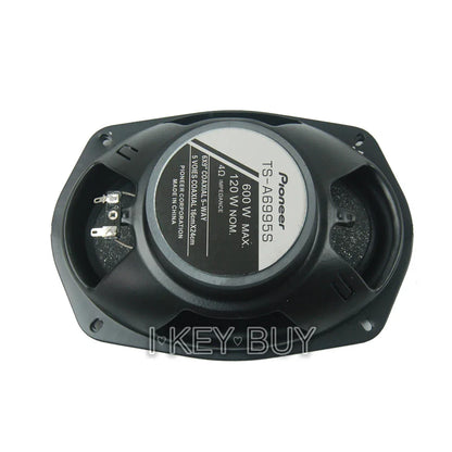 2pcs/Lot 12V  6x9 inch 4 Way Bass Audio Automotive HiFi Quality Japan Rubber Edge Paper Cone  Coaxial Car Speaker